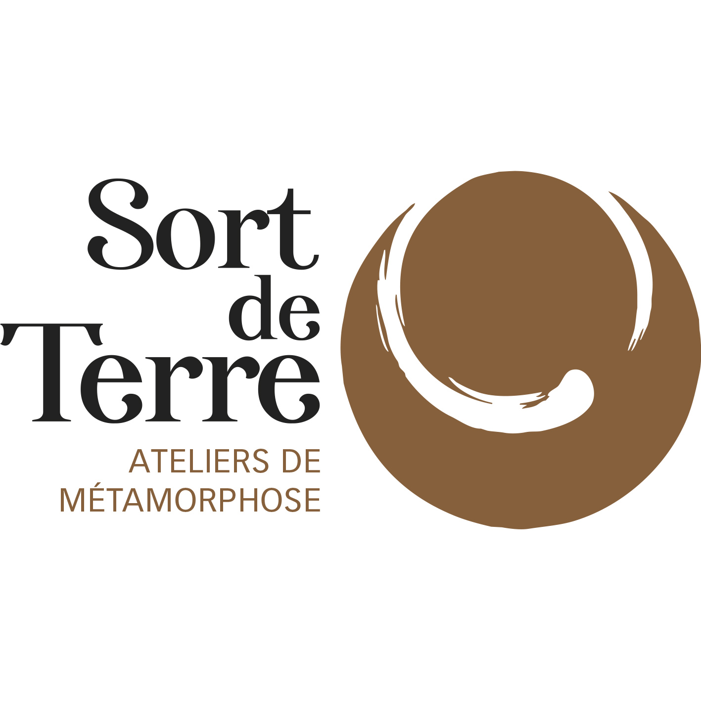 Logo Sort de Terre - Ateliers de métamorphose
